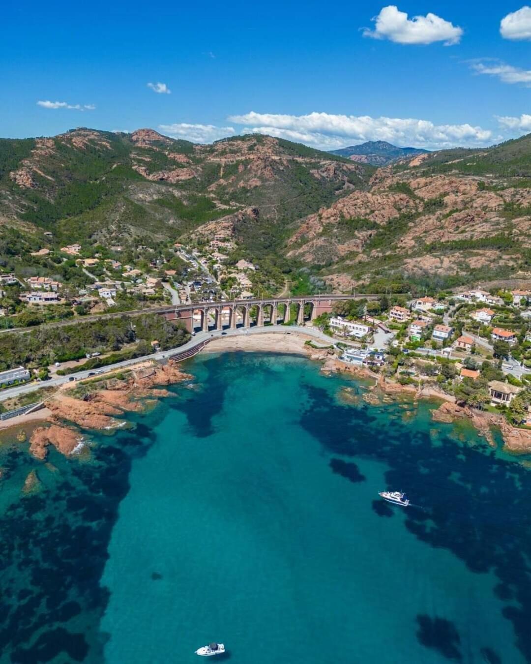 Petit Paradis Vue Mer- Plage Et Calanques A 3 Mn Сен-Рафаэль Экстерьер фото