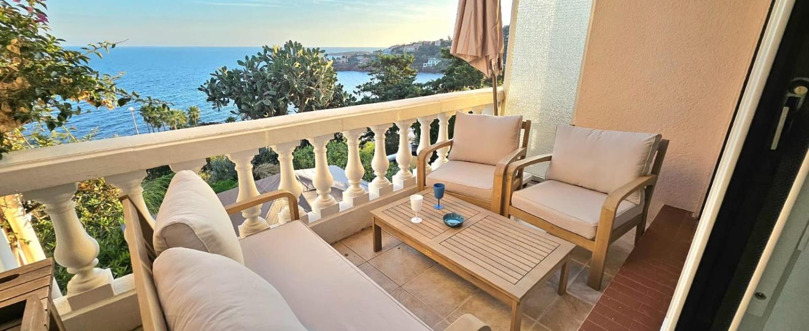Petit Paradis Vue Mer- Plage Et Calanques A 3 Mn Сен-Рафаэль Экстерьер фото